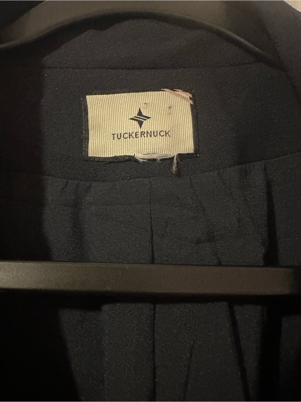 Tuckernuck Navy Double-Breasted Blazer with Gold Buttons - Picture 6 of 7